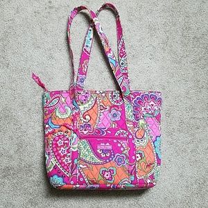 Vera Bradley Pink and Orange Paisley Tote